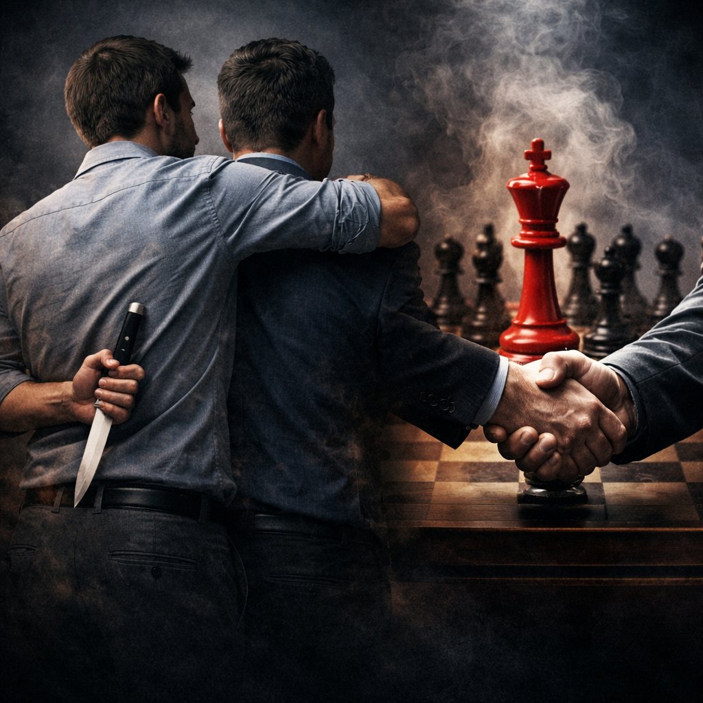 Friendship can hide rivalry. In power dynamics, allies and enemies are not always what they seem.